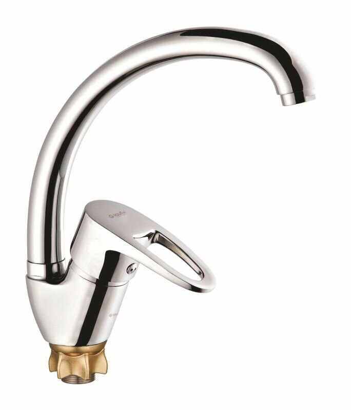 Изображение товара Смеситель G.lauf 8G4-A180 для кухонной мойки в хроме с однорычажным управлением