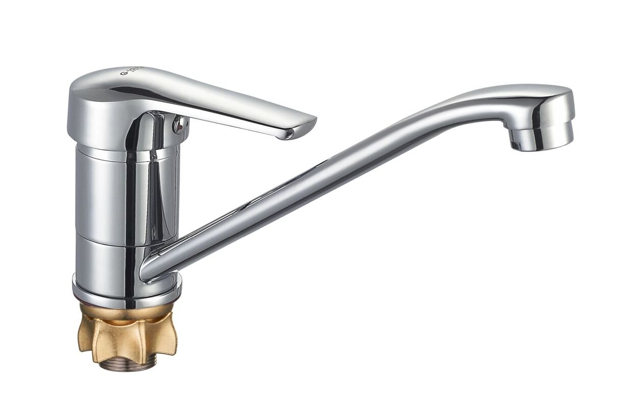 Изображение товара Смеситель G.lauf 4G4-A182 для кухонной мойки · хром · одноразовое управление