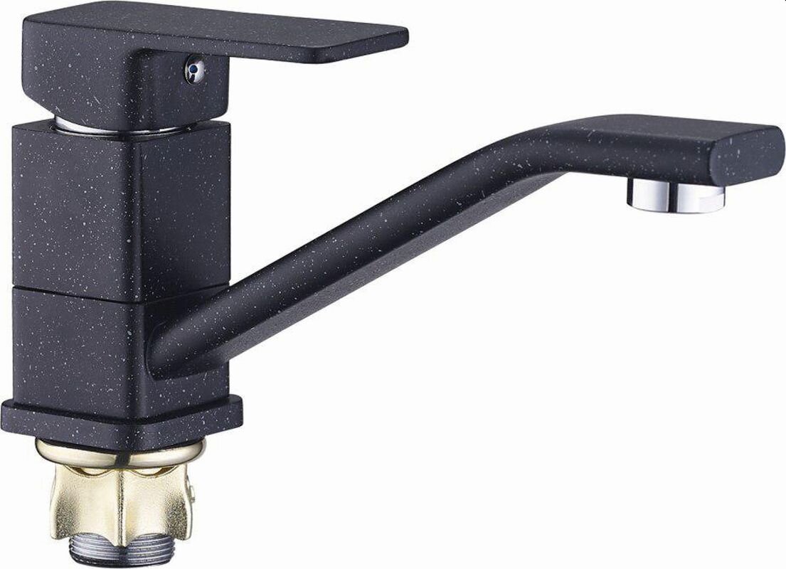 Изображение товара Смеситель G.lauf GOR4-B058KB для кухонной мойки черный, однорычажный, поворотный излив