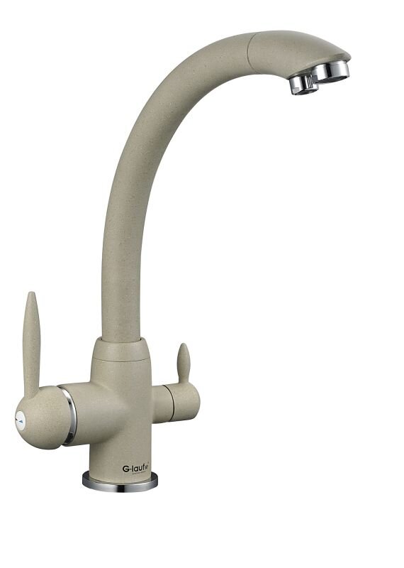 Изображение товара Смеситель G.lauf GOP18-A093KS для кухонной мойки с подключением к фильтру бежевый