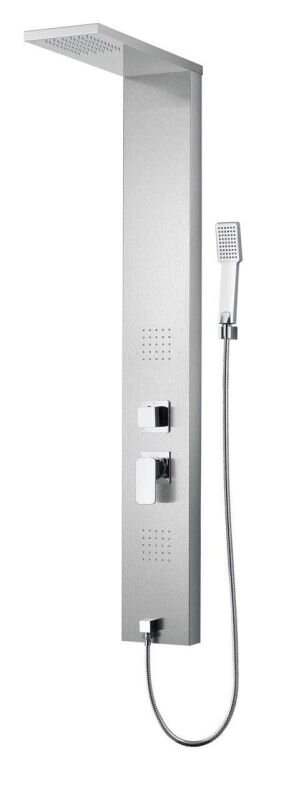 Изображение товара Душевая панель G.lauf KEF16-A060KH сатиновый с верхней лейкой и аксессуарами