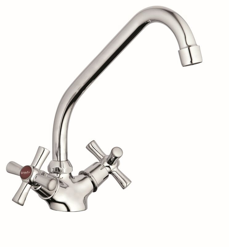 Изображение товара Горизонтальный кухонный смеситель G.lauf QMT4-A722 хром с поворотным изливом Изображение товара Горизонтальный кухонный смеситель G.lauf QMT4-A722 хром с поворотным изливом