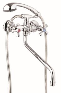 Изображение товара Смеситель G.lauf QFR7-A827 для ванны и душа с S-образным изливом, хром