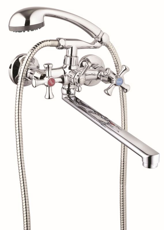 Изображение товара Смеситель G.lauf QFR7-C827 для ванной и душа хром 37.15 см поворотный рычажный