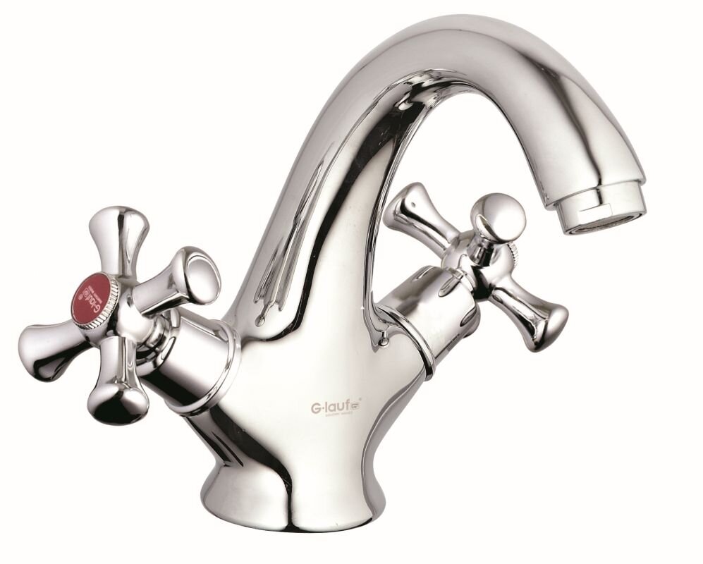 Изображение товара Смеситель G.lauf QSL1-A827 для раковины хром двухвентильный монтаж