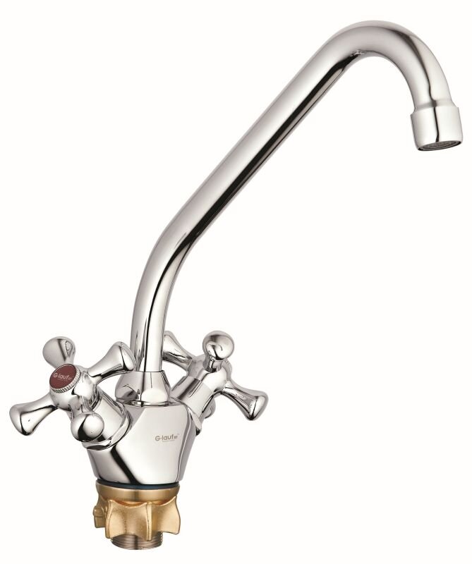Изображение товара Смеситель для кухни G.lauf QSL4-A827 хром двухвентильный поворотный