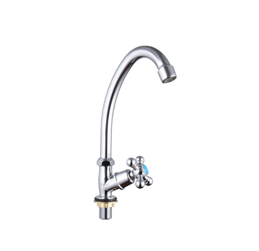 Изображение товара Кухонный кран G.lauf JMX14-A605 на одну воду хромированный монтаж горизонтальный