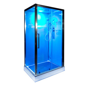 Изображение товара Душевая кабина Dto Z Z120 Kerava 120 x 90 x 220 см с гидромассажем и электрикой, хром