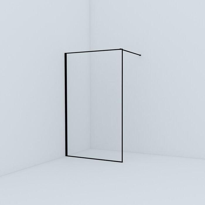 Изображение товара Душевая стенка Iddis Slide 120 см черный матовый