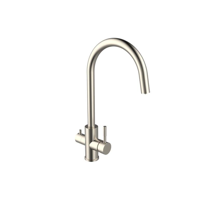 Изображение товара Смеситель для кухни Agger Zest с фильтром, никель матовый, Германия, 20.9 см излив