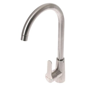 Изображение товара Смеситель для кухни Agger Splendid никель матовый однозахватный с поворотным изливом
