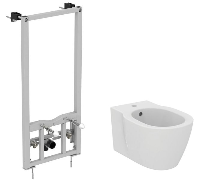 Изображение товара Инсталляция Ideal Standard Prosys с биде Connect, D211601, комплект