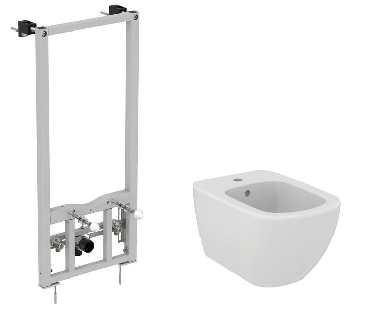 Изображение товара Инсталляция Ideal Standard Prosys с биде Tesi, D386801, комплект Изображение товара Инсталляция Ideal Standard Prosys с биде Tesi, D386801, комплект