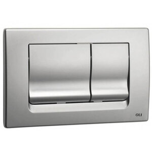 Изображение товара Кнопка смыва OLI Ria 640586 матовый хром для унитаза - три механизма управления