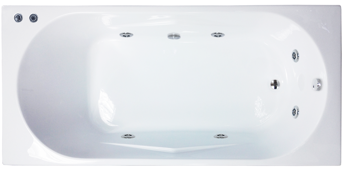 Изображение товара Гидромассажная ванна Royal Bath Tudor RB407700ST 149x69 см акрил встраиваемая белая