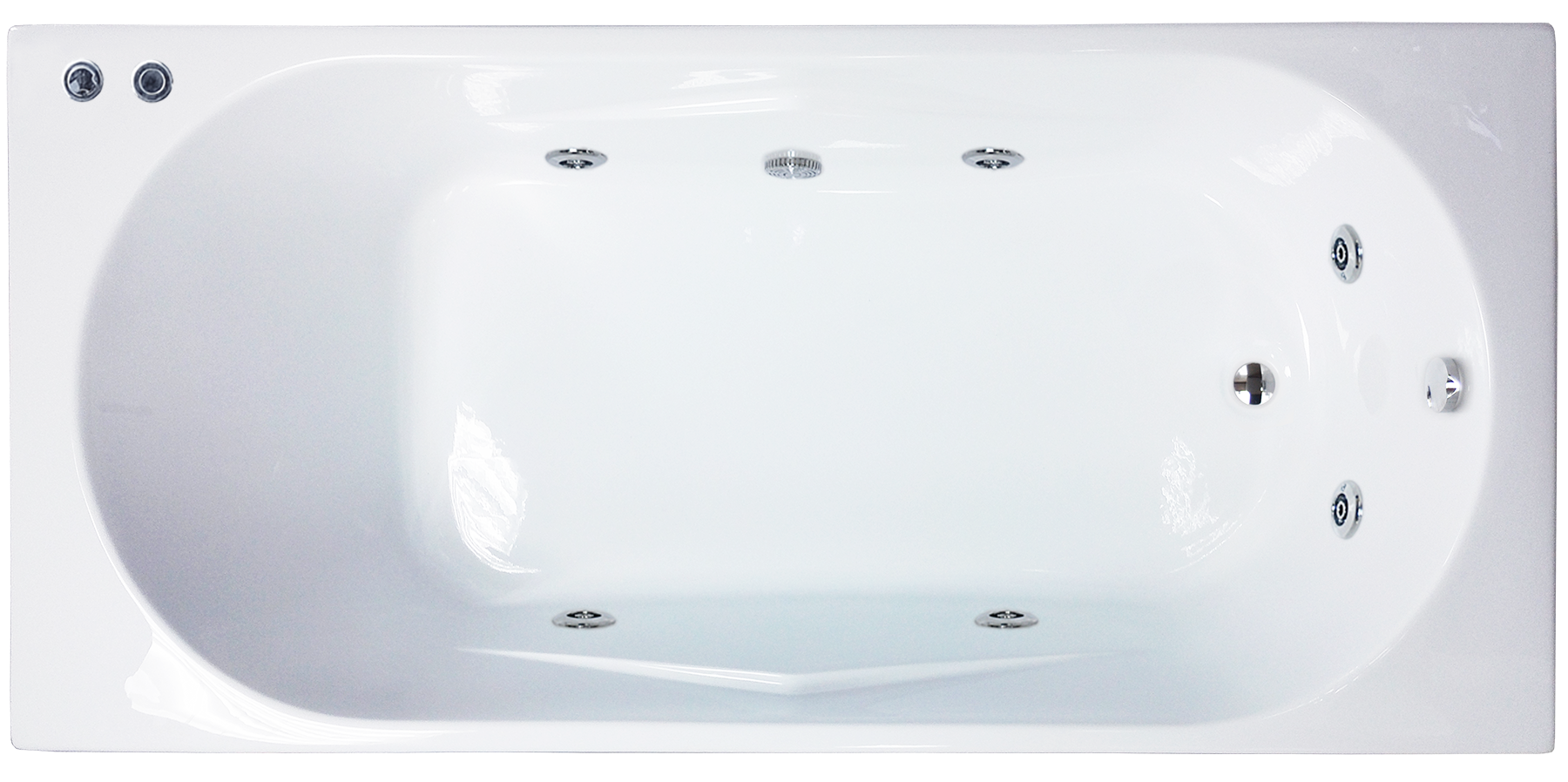 Изображение товара Ванна гидромассажная Royal Bath Tudor RB407701ST, 169 x 75 см, белая