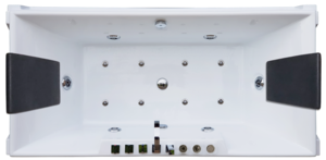 Изображение товара Ванна гидромассажная Royal Bath Triumph De Luxe RB665102DL, 185 x 90 см, белая