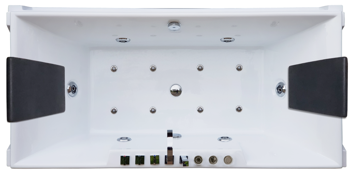 Изображение товара Гидромассажная ванна акриловая Royal Bath Triumph De Luxe 173x89 см, белая