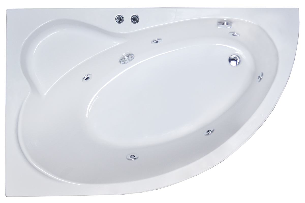 Изображение товара Гидромассажная ванна Royal Bath Alpine Standart RB819103ST-L/R 144x104 см белая