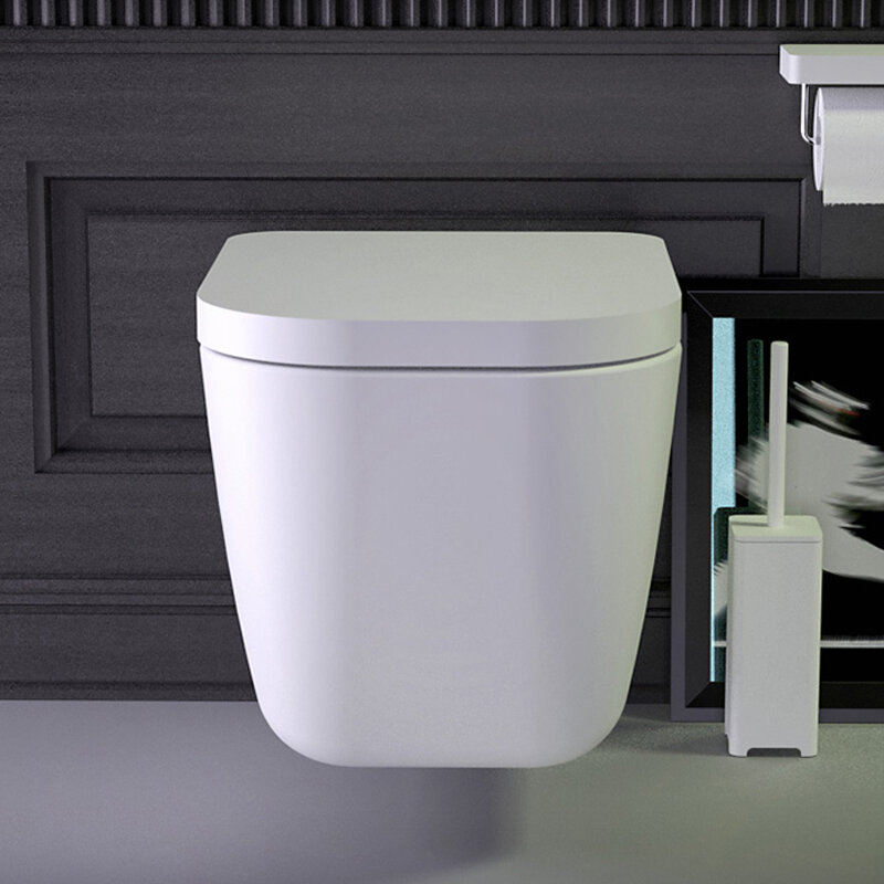 Изображение товара Подвесной унитаз Knief Glam безободковый, с сиденьем микролифт