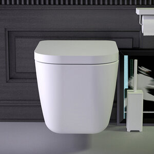 Изображение товара Подвесной унитаз Knief Glam безободковый, с сиденьем микролифт