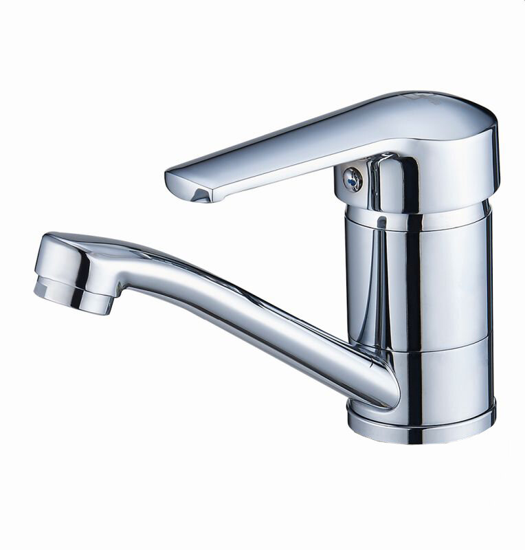 Изображение товара Смеситель для кухонной мойки Solone SIT4-B182 хром однорычажный с поворотным изливом