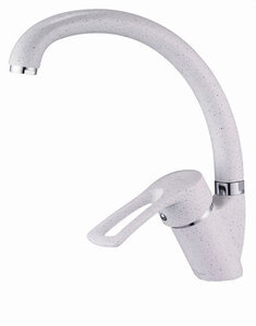 Изображение товара Смеситель для кухни Solone KAK4-A181KW белый горизонтальный однорычажный