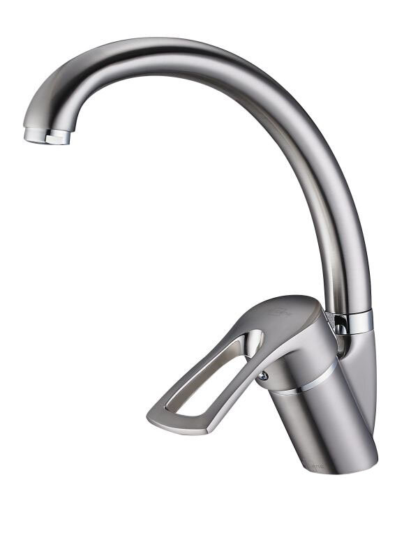 Изображение товара Смеситель Solone KAK4-A181KH для кухонной мойки сатиновый