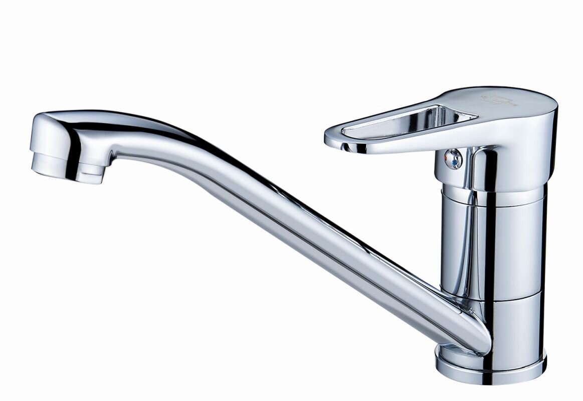 Изображение товара Смеситель Solone 4L-A045 для кухонной мойки хром однорычажный с поворотным изливом