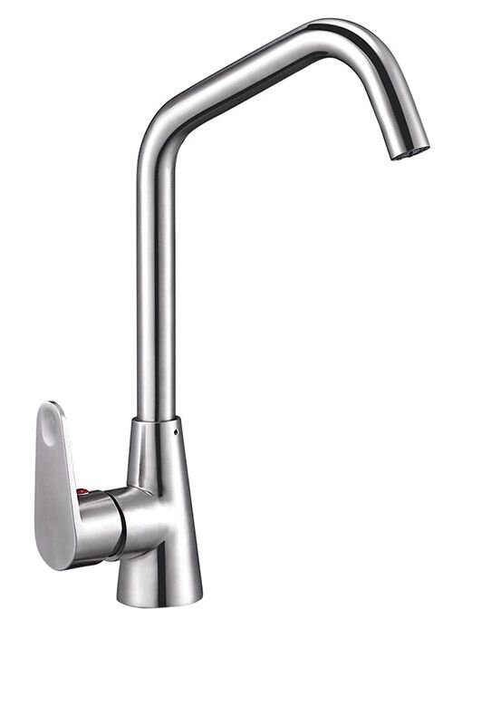 Изображение товара Кухонный смеситель Solone JAT4-A094 нержавеющая сталь с поворотным изливом Изображение товара Кухонный смеситель Solone JAT4-A094 нержавеющая сталь с поворотным изливом