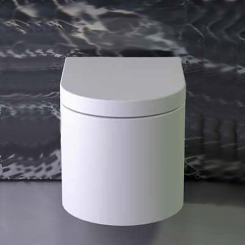 Изображение товара Подвесной унитаз Knief Prime 0600-014-01R с крышкой микролифт, белый матовый