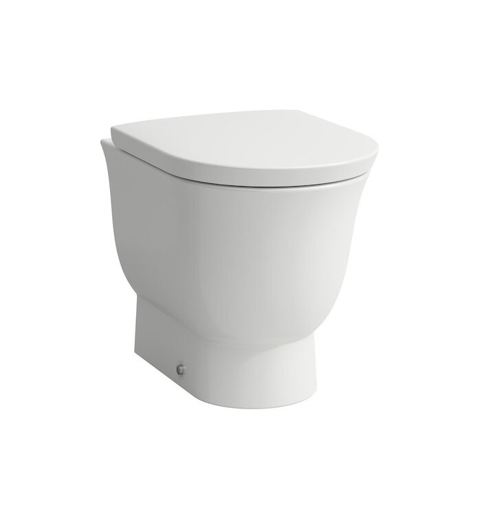 Изображение товара Безободковый приставной унитаз Laufen New Classic с покрытием LCC
