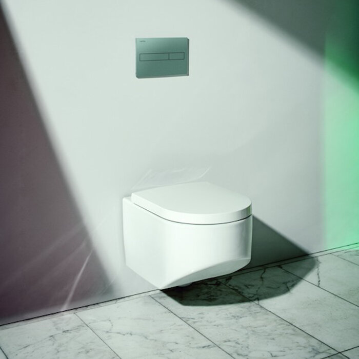 Изображение товара Подвесной унитаз Laufen Sonar безободковый 37x53x34 см с системой антивсплеск