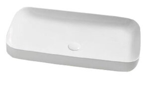 Изображение товара Раковина Azzurra Elegance Soft накладная 75 х 40 см белая ванная кухня