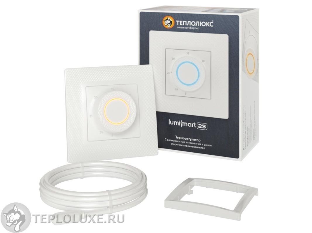 Изображение товара Терморегулятор для теплого пола Теплолюкс LumiSmart 2239191 25
