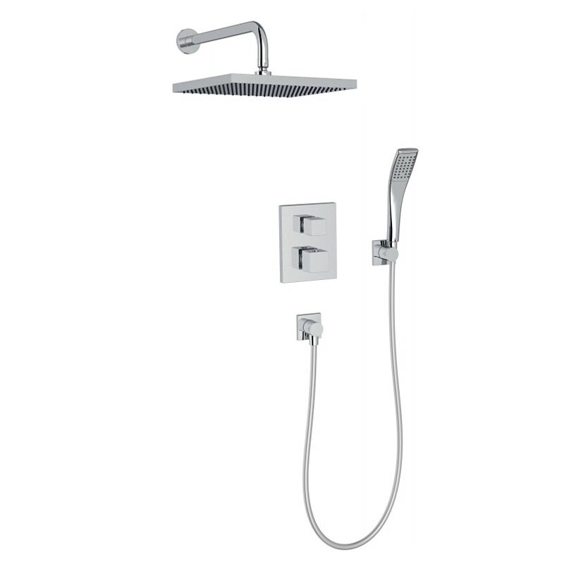Изображение товара Душевая система Jacob Delafon Modulo E30757-CP с термостатом и хромированным покрытием