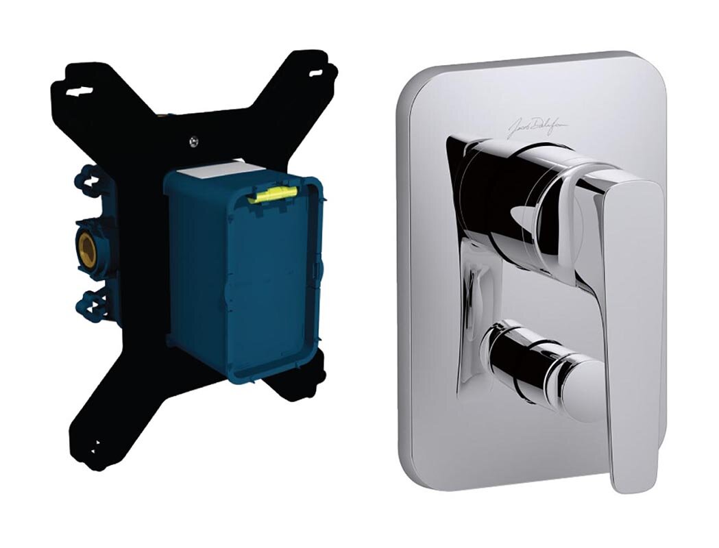 Изображение товара Смеситель Jacob Delafon Aleo+ E98718RU-CP для ванны и душа хром