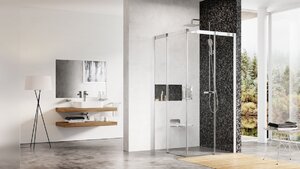 Изображение товара Душевой уголок Ravak Matrix MSRV4 80х80 с раздвижными дверями и прозрачным витражом