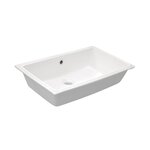 Раковина Kerasan Slim 022501, 75 см, встраиваемая снизу, белый - фото 1 Раковина Kerasan Slim 022501, 75 см, встраиваемая снизу, белый - фото 1