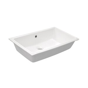 Изображение товара Раковина Kerasan Slim 022501, 75 см, встраиваемая снизу, белый