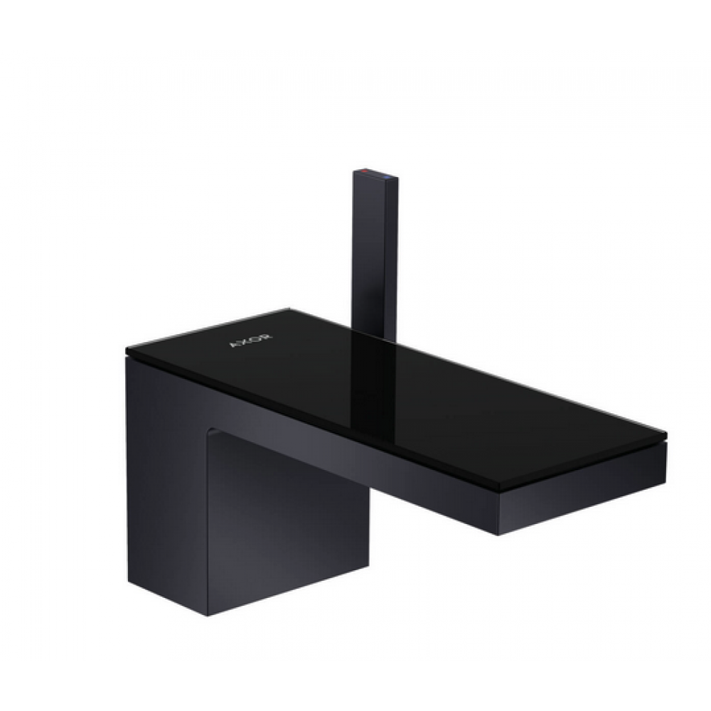 Изображение товара Смеситель для раковины Axor MyEdition 47010350 черный матовый стекло
