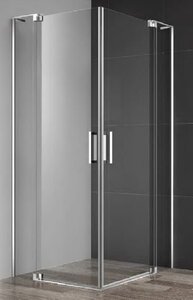 Изображение товара Душевой уголок Cezares SLIDER-A-2-80/90-C-Cr 80/90 х 80/90 х 195 см, профиль хром, стекло прозрачное