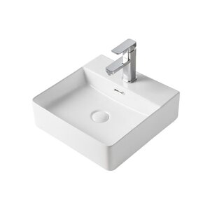 Изображение товара Раковина накладная Orange, с переливом, белый, B04-405W