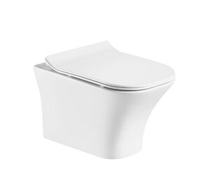 Изображение товара Подвесной унитаз Orange C02-100w, безободковый, крышка микролифт, белый