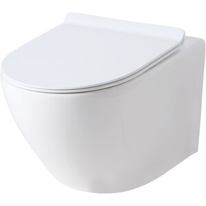 Изображение товара Подвесной унитаз Orange C07-100W, безободковый, крышка микролифт, белый