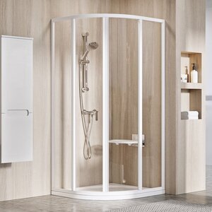 Изображение товара Душевой уголок Ravak Supernova SKCP4-90, профиль белый, витраж транспарент, 31170100Z1