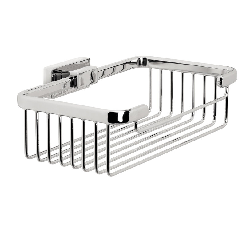 Изображение товара Корзинка-полочка Inda Lea A18510CR настенная 20x14x6 см хром