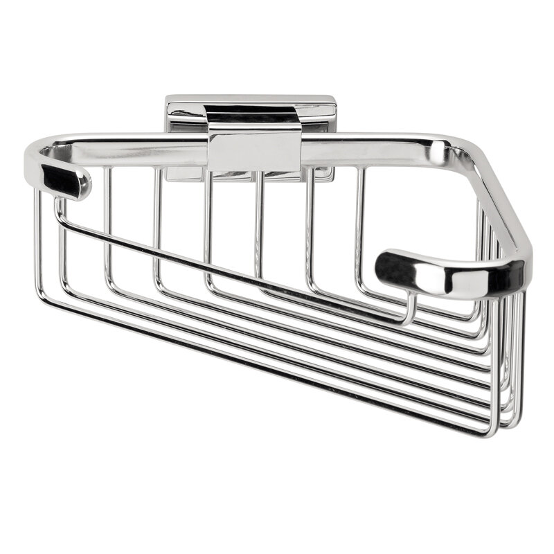 Изображение товара Угловая корзинка-полочка Inda Lea A18310CR - латунь, хром