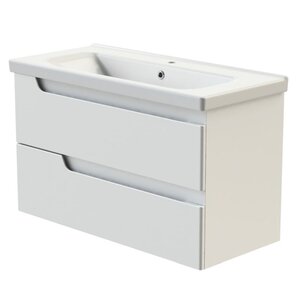 Изображение товара Тумба с раковиной Orange TOPLINE-Milano, подвесная, белый, TP-MR100