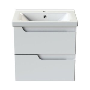 Изображение товара Тумба с раковиной Orange TOPLINE-Milano, подвесная, белый, TP-M60-02+RA